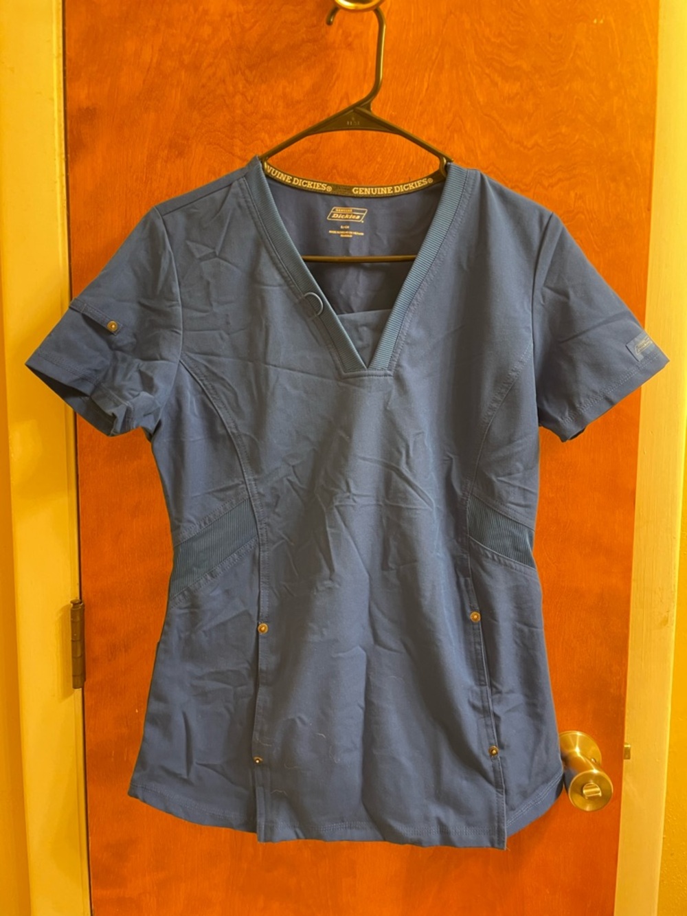 Dickies Scrub Set, Women's Small, Blue
